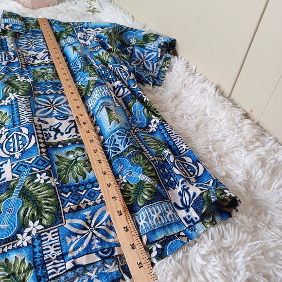 Pacific Legend Hawaiian Shirt Mens Short Sleeve Button Down Shirt 3XL - Picture 3 of 5